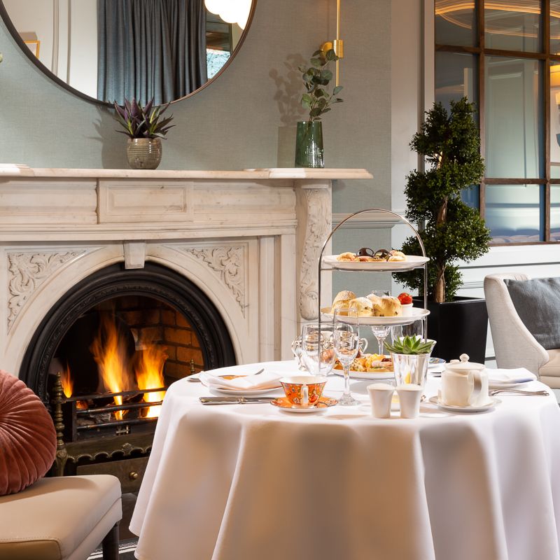 Afternoon Tea by Fire