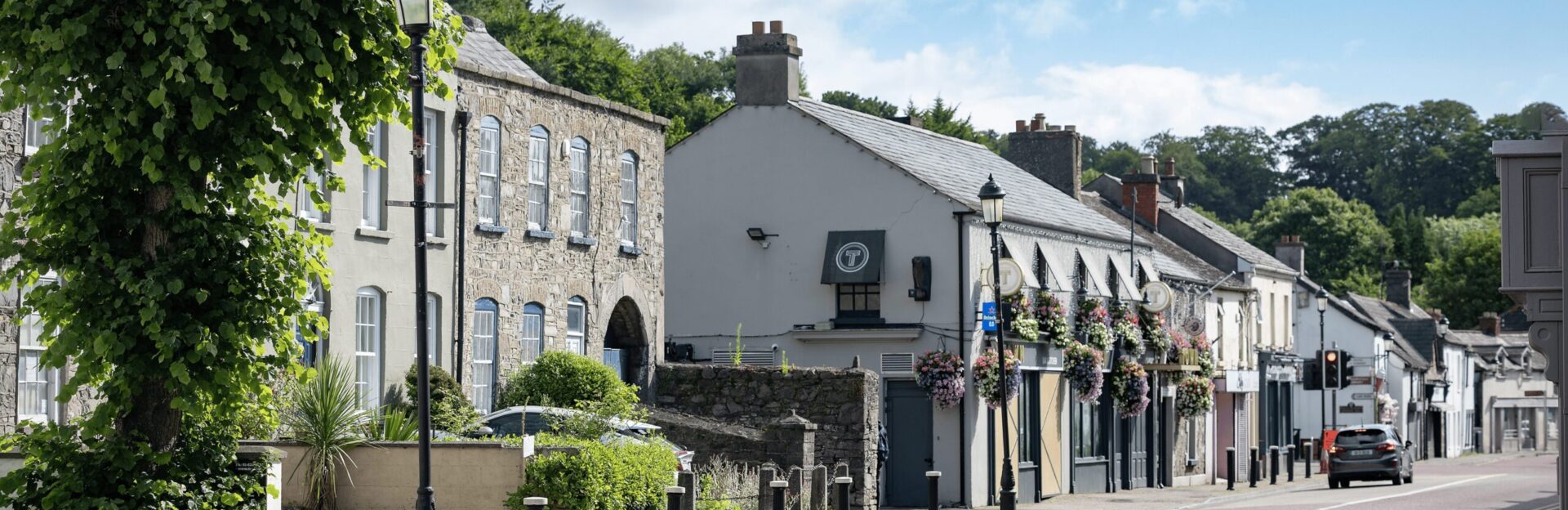 Leixlip Streetscape Co Kildare TI72YFI 1