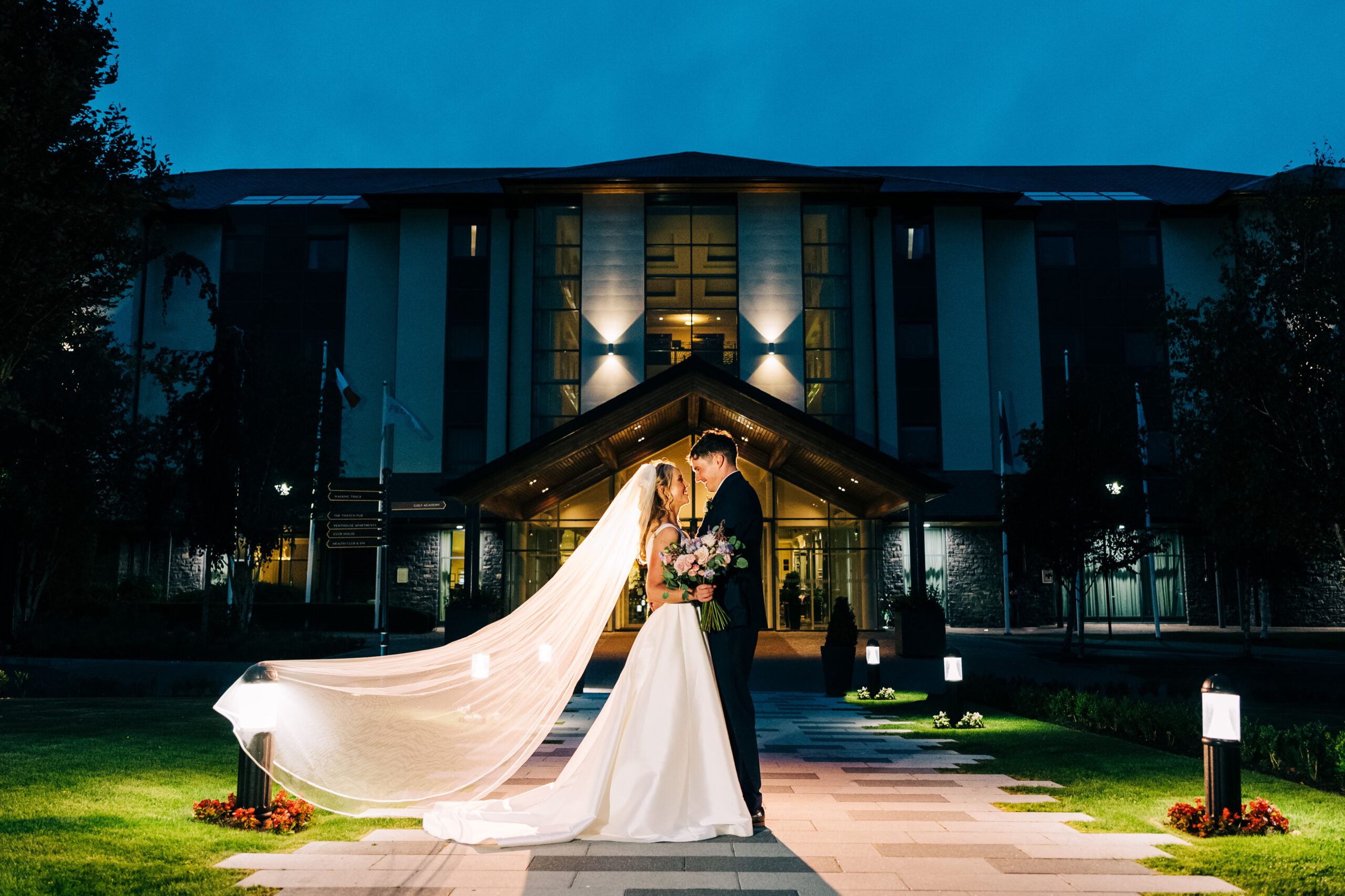 Wedding Couple Front of Hotel Hi Res 1 6